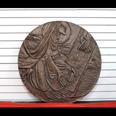 Bronze Wall Hanging Medallion SKU C098-240